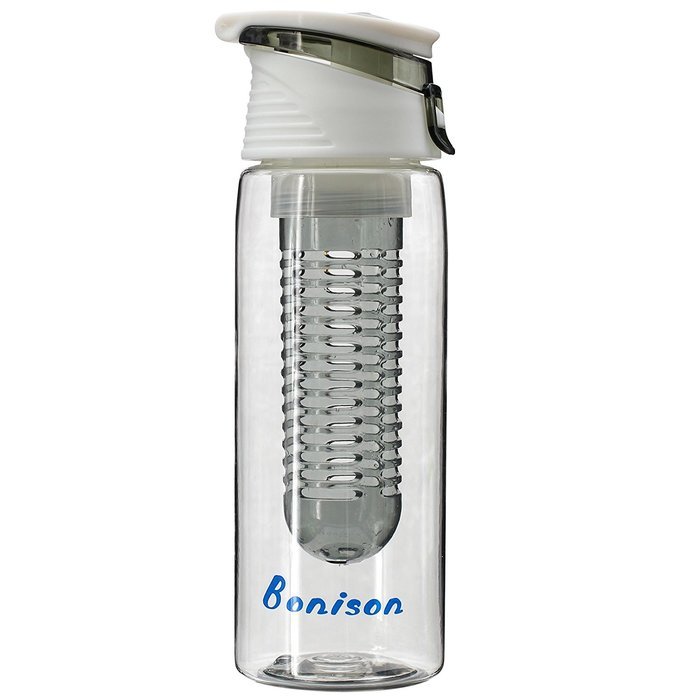 limited Time Promotion Bonison Stylish Tritan Fruit Infuser Water Bottle, Leak Proof, Trendy Durable with Handle... N16