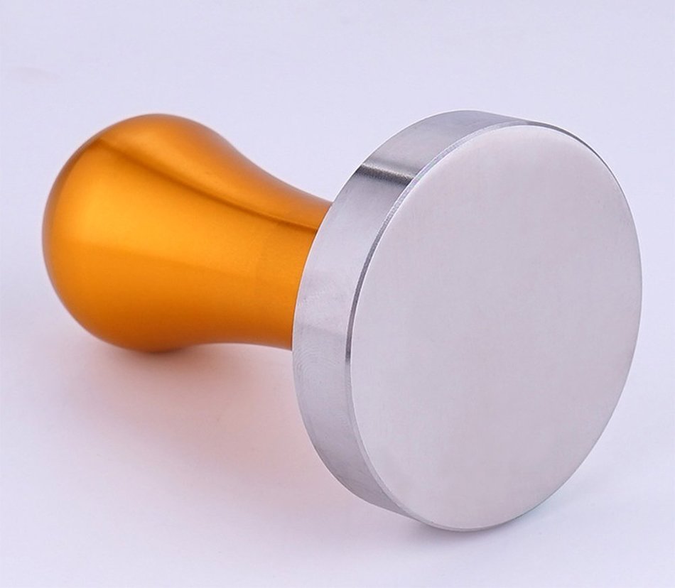 Kteam Commercial Stainless Steel Coffee Tamper 58mm Base Blue N12