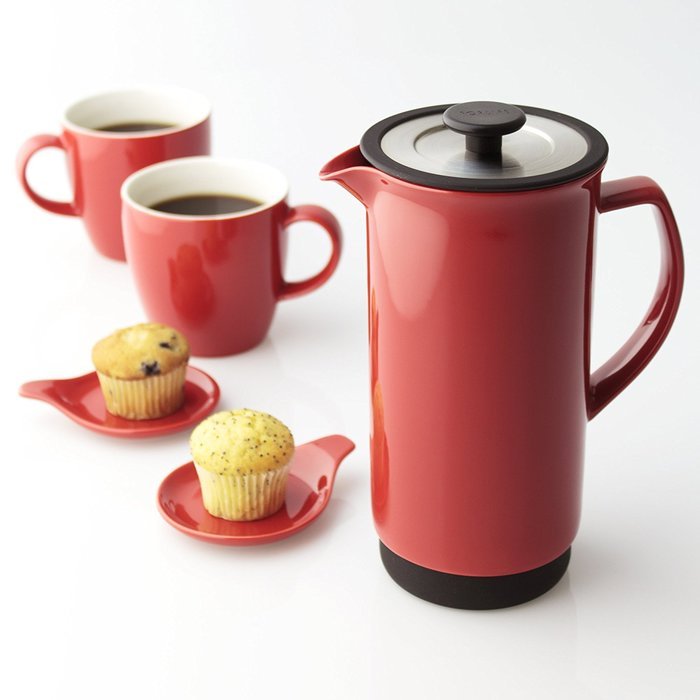FORLIFE Cafe Style Coffee/Tea Press, 32-Ounce, Turquoise N21