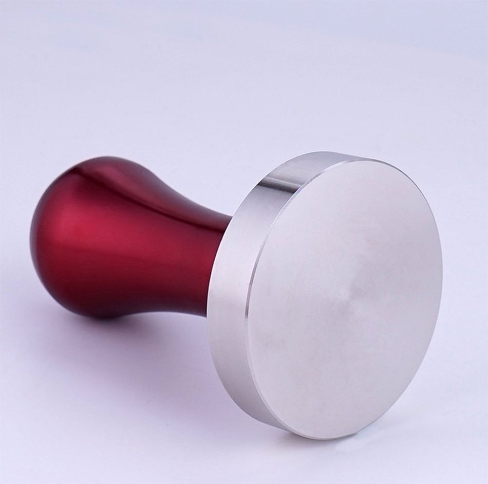 Kteam Commercial Stainless Steel Coffee Tamper 58mm Base Blue N16