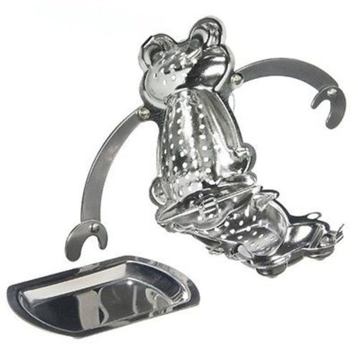 MAXGOODS Fine Hanging Frog Tea Diffuser Infuser Stainless Strainer Filter N6
