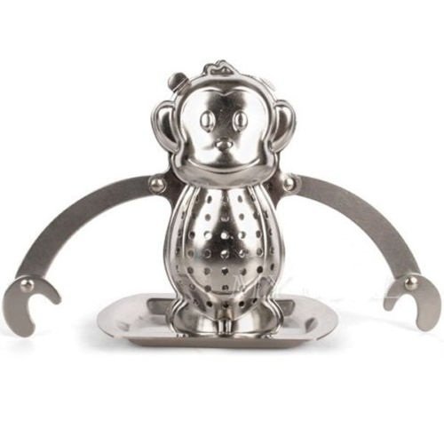 Tea Strainer Monkey Tea Infuser Stainless Loose Tea Strainer Adjustable Arms Filter Diffuser Tea Infuser Stainless N3