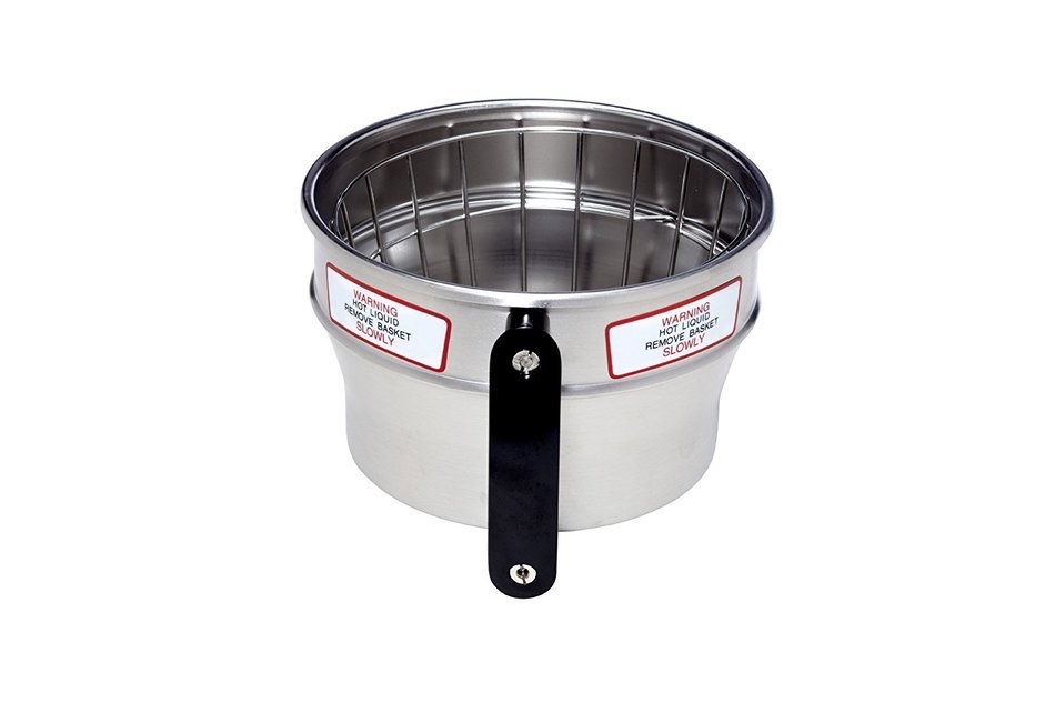 Wilbur Curtis Deluxe High Capacity Stainless Steel With Wire Basket - Commercial-Grade Brew Basket - WC-3338...