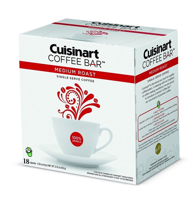 Cuisinart COFCAP-MD18 Coffee Bar Medium Roast, White N3