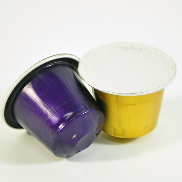 CM Lid - Self Adhesive Lid for Empty Capsules for Refilling All Nespresso&reg; Compatible Capsules (100, Silver) N2