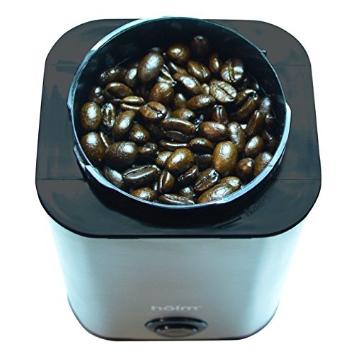 Holm Stainless Steel Electric Coffee Bean Grinder N6