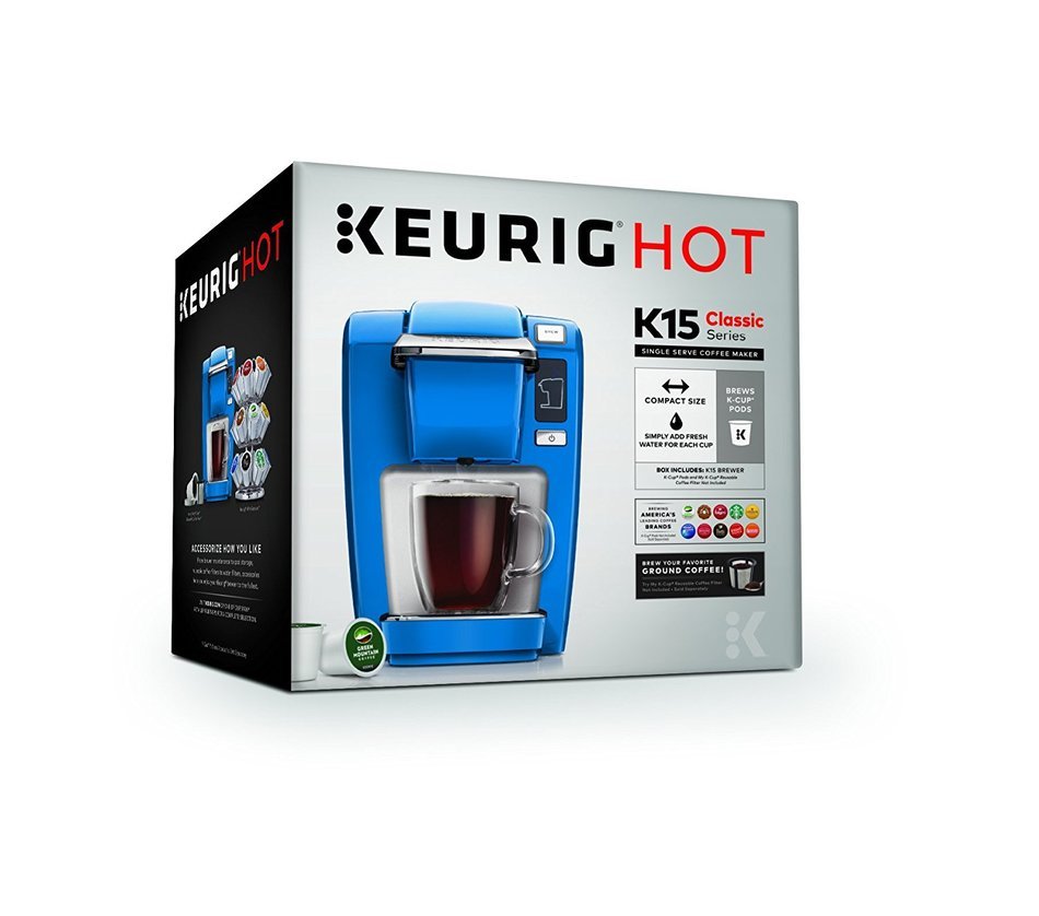 Keurig 119419 K15 Coffee Maker, Chili Red N5
