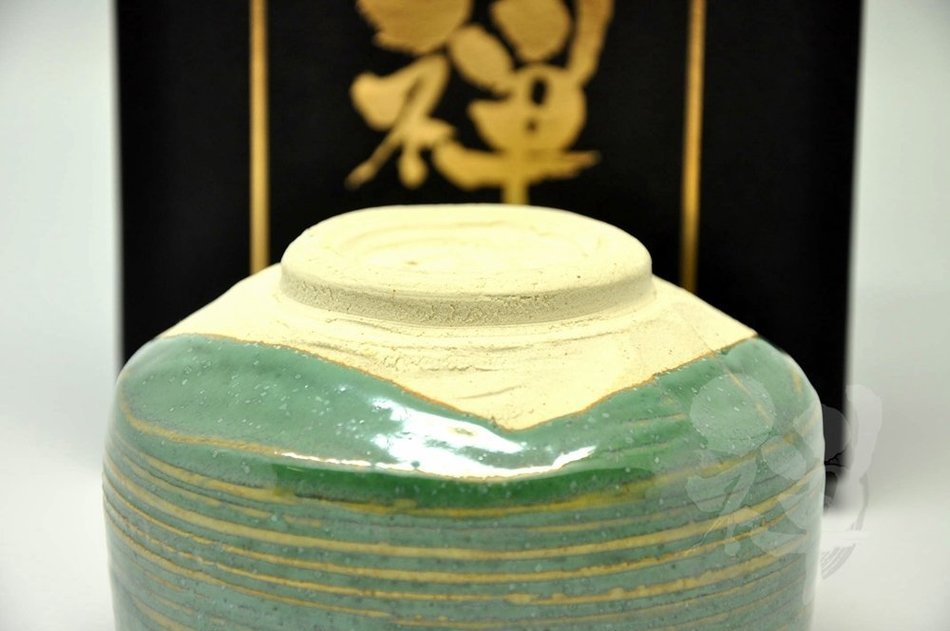 Japanese Mino Yaki ware Matcha Bowl Green Tea 11.5 / 11.5 / 8cm (4.5 / 4.5 / 3.1inch)[7327] N5
