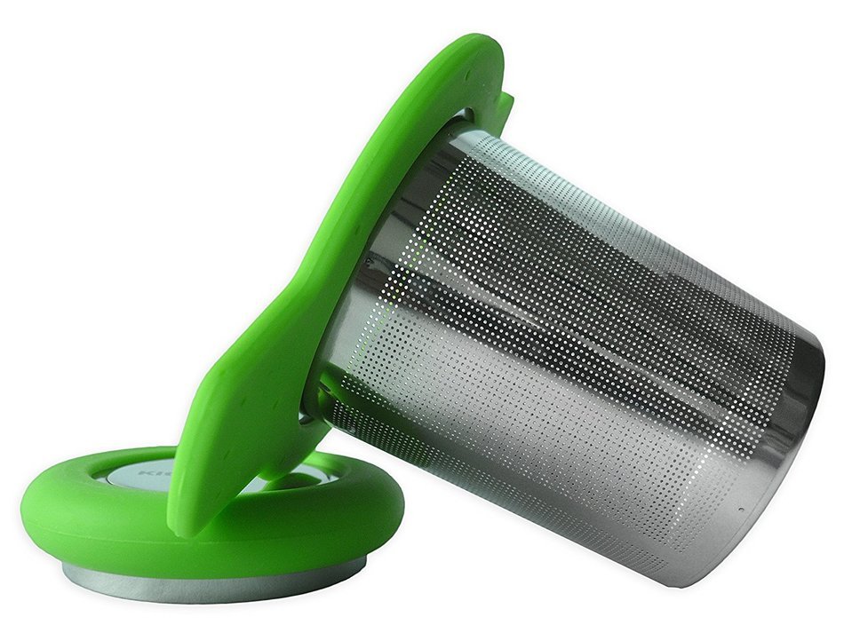 Tea Infuser Tea Strainer Stainless Steel Metal Mesh Large In Mug Single One Cup With Lid Double Extra Long Handles... N6