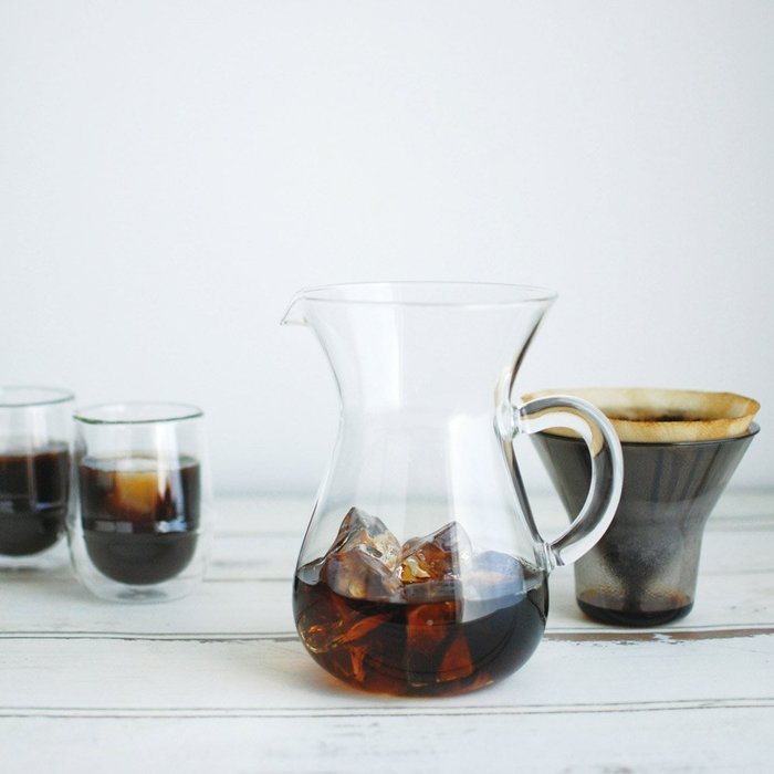 300 ml (2 Cups) Carafe Coffee Set with 20 Filters by Kinto for "Slow" Coffee N5