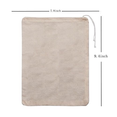 (set of 24 ) MIAOMIAO Reusable Cotton Drawstring Bags, Machine Washable Unbleached Cotton bags (SMALL 4" x 3") N5
