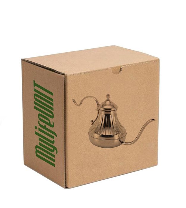MyLifeUNIT Pour Over Coffee Kettle, Stainless Steel Hand Drip Kettle Pour Over Coffee and Tea Pot 450ml/15oz (... N8
