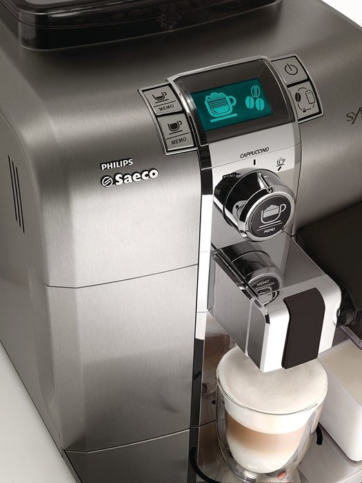 Saeco HD8838/47 Stainless Steel Syntia Cappuccino Machine N3