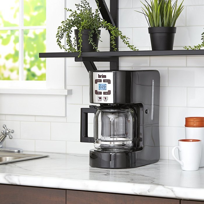 BRIM 50001 Size Wise Programmable Coffee Station, Black N3
