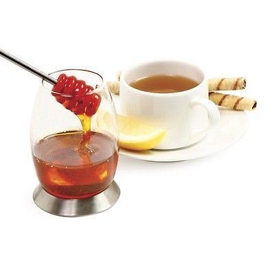 Silicone & Stainless Steel Honey Dipper / Dripper