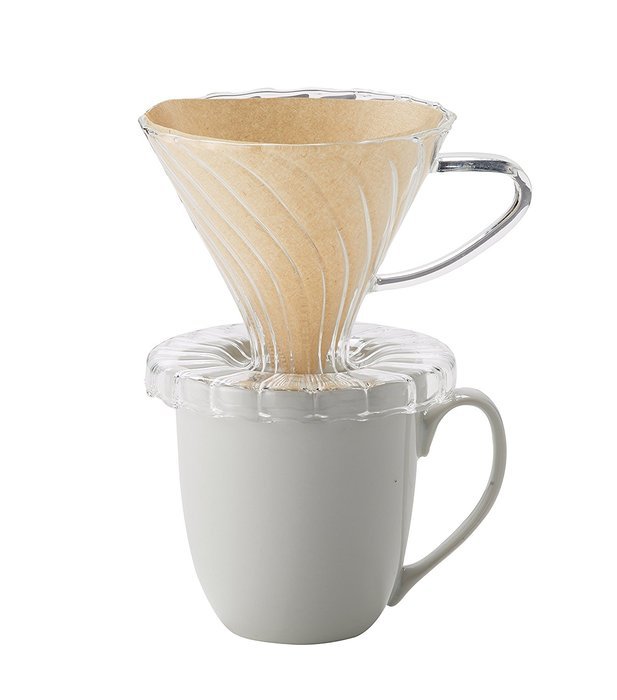 Harold Import Company HIC Pour-Over Disposable Coffee Filters Brews 2 to 6-Cups, Brown N3