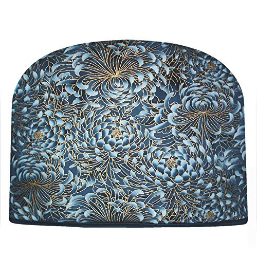Tea Cosy Indigo Blue Mums Tea Cozy Double Insulated Tea Cozy Blue Moon Tea Cozy