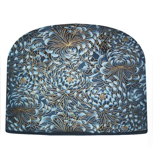 Tea Cosy Indigo Blue Mums Tea Cozy Double Insulated Tea Cozy Blue Moon Tea Cozy N2