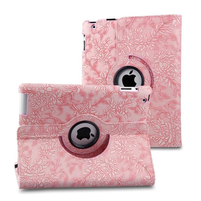 TOPCHANCES Modern Smart Cover Case for iPad 2 3 4 with Auto Sleep/Wake Function and 360 Degree Rotating Stand-... N76