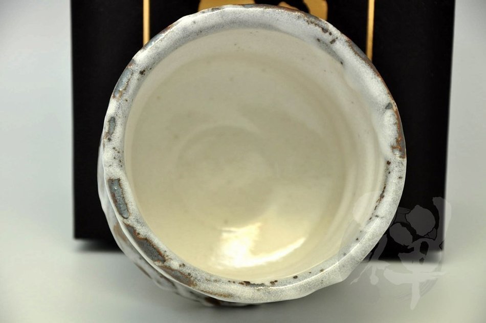 Japanese Mino Yaki ware Matcha Bowl Green Tea 11 / 11 / 8cm (4.3 / 4.3 / 3.1inch)[7312] N3