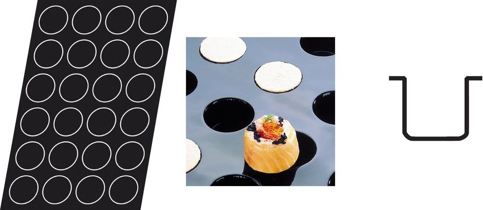 Flexipan 336335 Cylinders Nonstick Sheet Mold