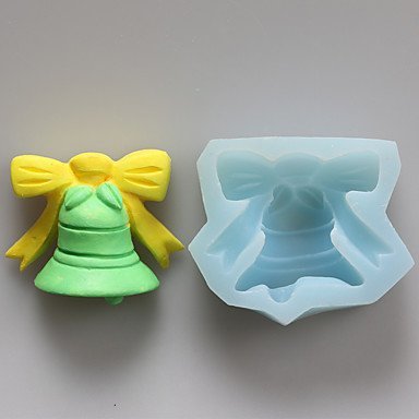 Sher Bell Mold Chocolate Silicone Molds,Cake Molds,Soap Molds,Decoration Tools Bakeware N2