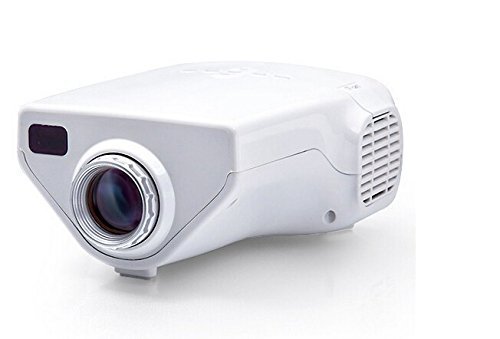 MineDream High Quality E03 16W Mini Portable Home Use White Multimedia LCD System Digital Video Game LED Projector... N4