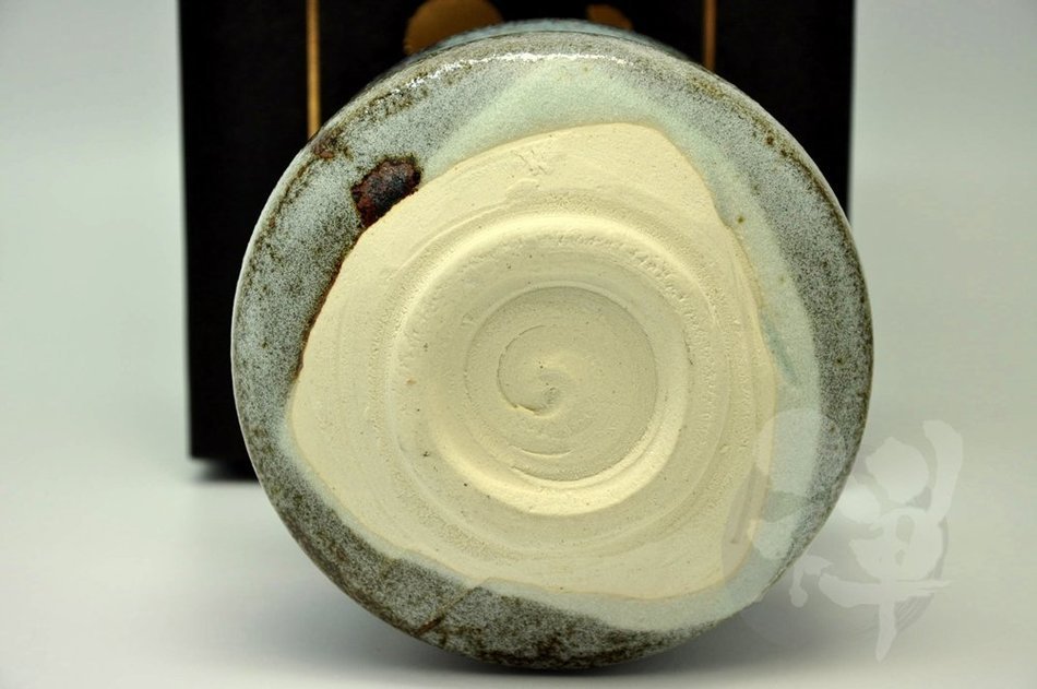 Japanese Mino Yaki ware Matcha Bowl Green Tea 11.5 / 11.5 / 8cm (4.5 / 4.5 / 3.1inch)[7325] N5