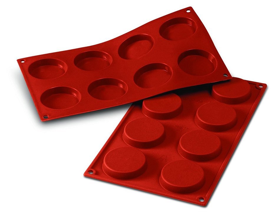 Silikomart SF030/C Silicone Classic Collection Mold Shapes, Mini Florentines N3