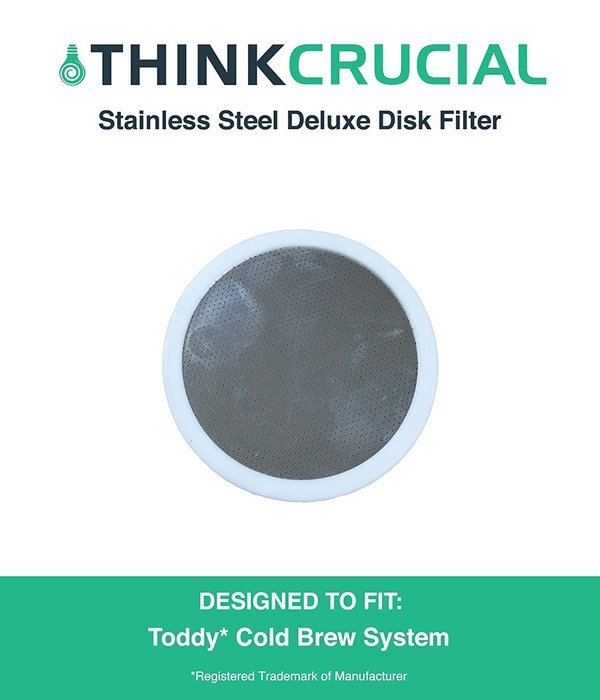 Reusable Deluxe Stainless Steel and Rubber Disk Filter