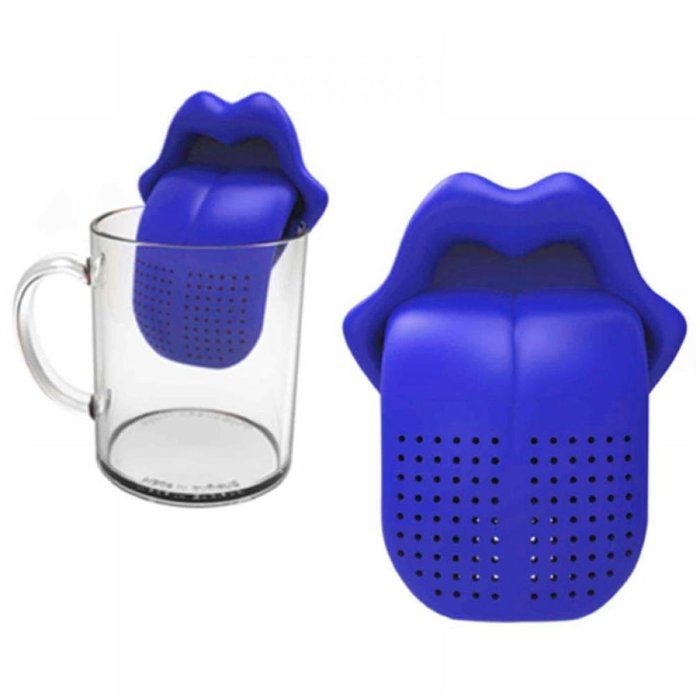 MAXGOODS Fine Silicone Tongue Infuser Loose Tea Leaf Strainer Filter N6