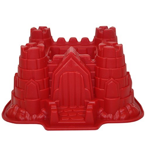 CostMad Silicone Castle Cake Shape Kids Baking Bakeware Bake Set Kitchen Cooking Reusable Tray Mould Muffins Cake... N2