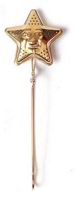 Creativity Gold Stainless Steel Quality Tea Infuser Clip - Star / Moon / Sun / Shell / Teapot N14