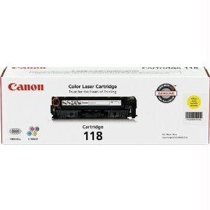 Canon Cartridge 118 - Yellow - Original - Toner Cartridge - For Color Imageclass Mf8380, Mf8580, Imageclass Lbp7660...