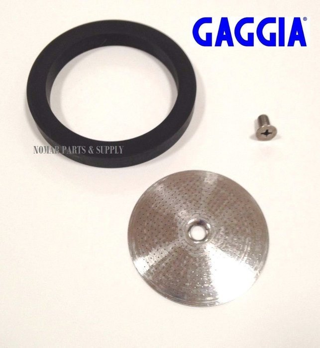 Gaggia Group Seal Gasket NG01/001 + Shower Plate + Screw for Gaggia Classic Baby + Screw. KIT