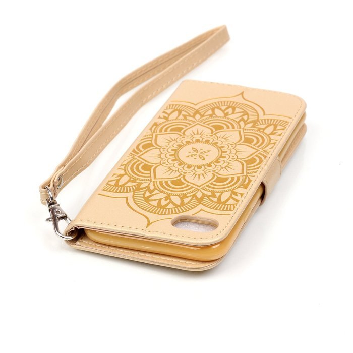 iPhone 7 Case, PHEZEN Dream Catcher Design Bling Diamond PU Leather Wallet Case [Magnetic Closure] [Credit Card... N29