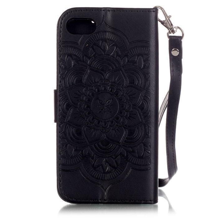 iPhone 7 Case, PHEZEN Dream Catcher Design Bling Diamond PU Leather Wallet Case [Magnetic Closure] [Credit Card... N35
