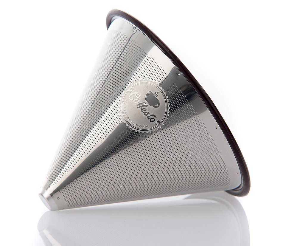 LIMITED OFFER Pour Over Coffee Filter - Stainless Steel SPOON - Cone Dripper - Aeropress Coffee Maker Compatible... N6
