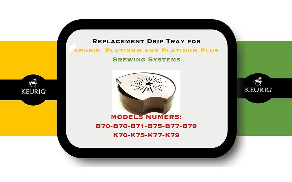 Replacement Drip Tray for Keurig B70, B71, B75, B77, B79, K70, K75, K77, K79