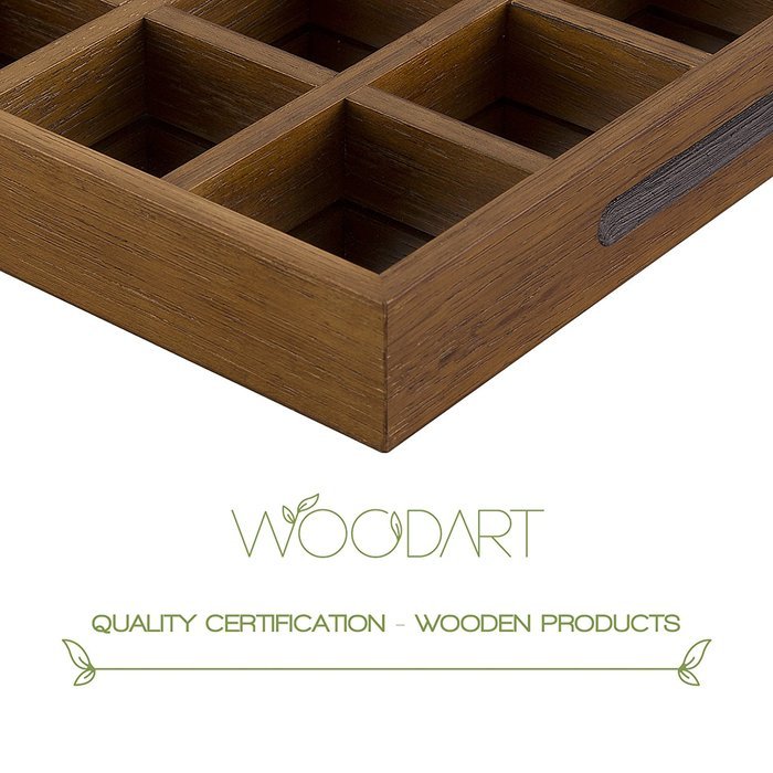 WOODART Wooden Capsule Storage - Single serve coffee pod holder, keurig K-Cup/ Verismo/ Dolce Gusto - Sleek and... N3