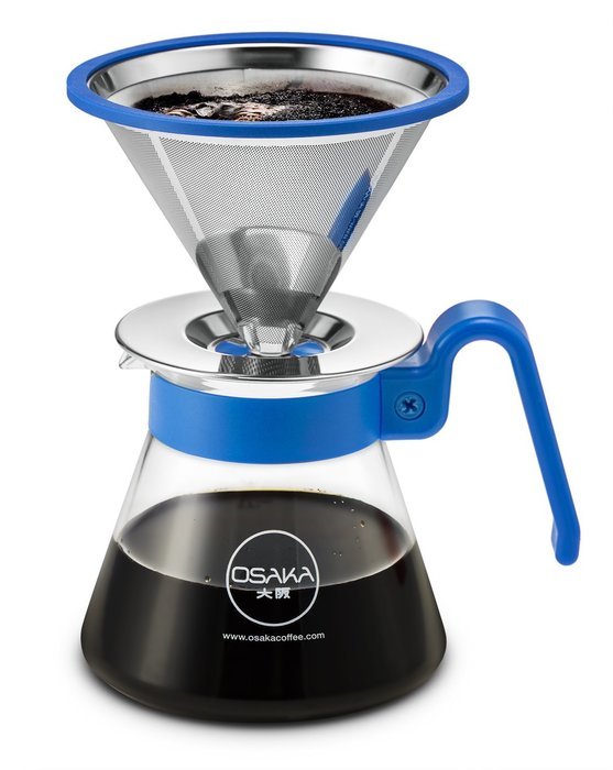 Osaka Pour Over Coffee Dripper 20 oz capacity, Color Series - Full Starter Set for Drip Coffee Lovers. "Sumiyoshi... N20