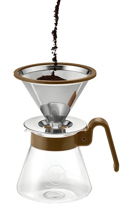 Osaka Pour Over Coffee Dripper 20 oz capacity, Color Series - Full Starter Set for Drip Coffee Lovers. "Sumiyoshi... N23