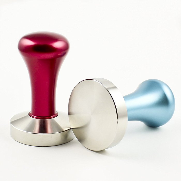 Zoie + Chloe Stainless Steel Espresso Coffee Tamper - 58mm Flat Base N10