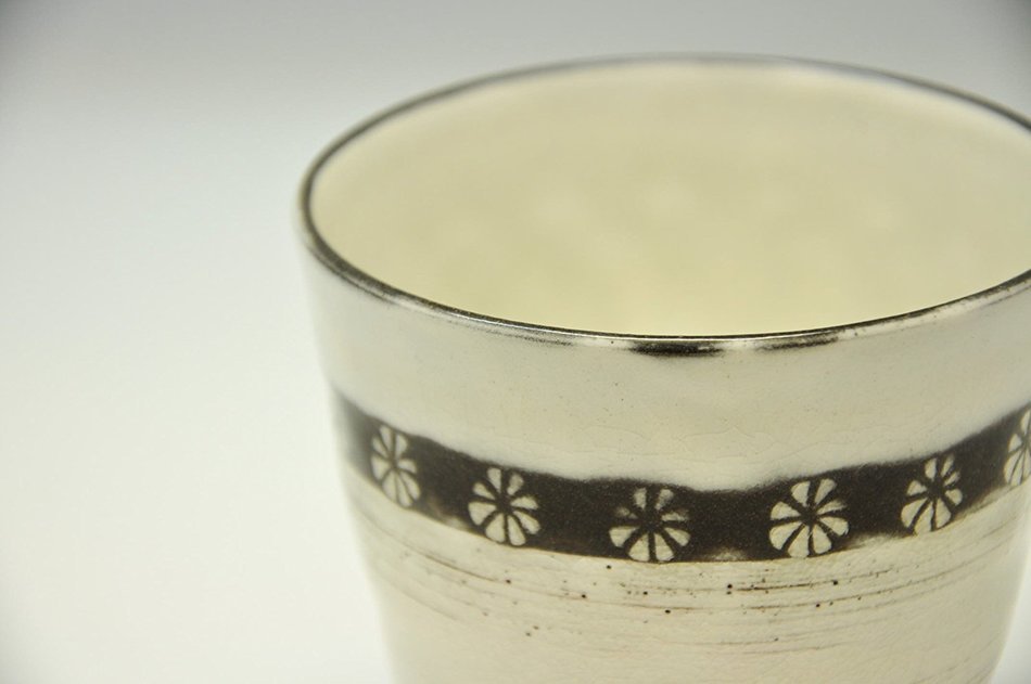Suzuki-Touen Genuine Mino ware Mizuwari Cup 240cc 9.5 / 9.5 / 9.5cm (3.7 / 3.7 / 3.7inch)[10007] N5