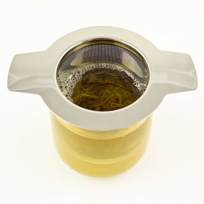 Zoie + Chloe Extra Fine Stainless Steel Tea Infuser - Brew-in-Mug Loose Leaf Mesh Strainer Filter N6