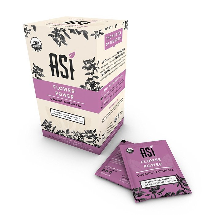 Asi Yaupon Tea Organic Box, Ancient Wellness - Traditional, 20 Tea Bags N8
