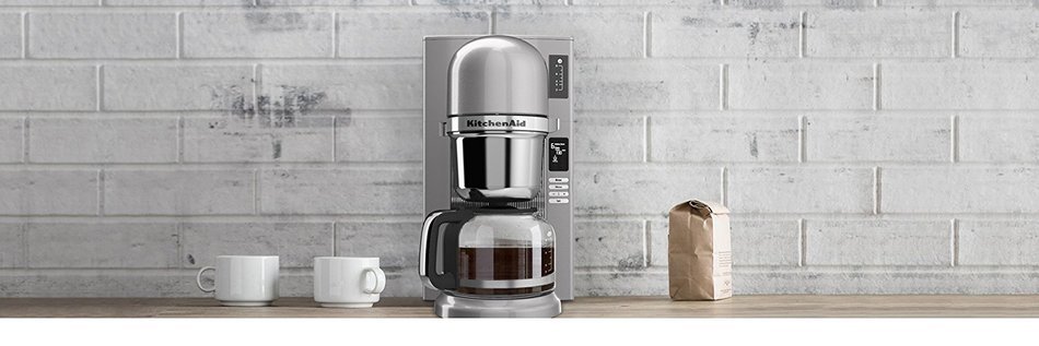 KitchenAid KCM0802CU Pour Over Coffee Brewer, Contour Silver N13