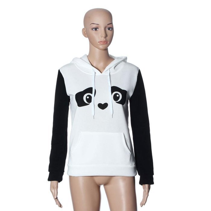 Hoodie ,BeautyVan Womens Panda Pocket Hoodie Sweatshirt Hooded Pullover Tops (M, White) N5