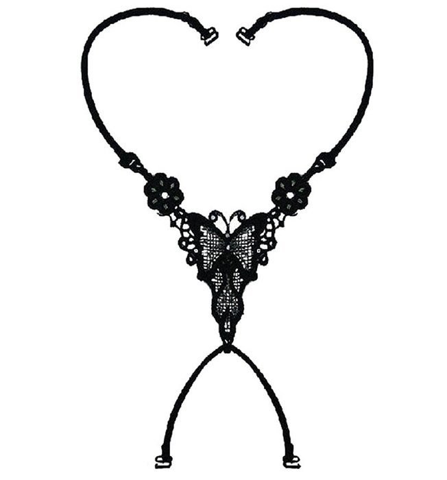 PHOTNO Smart Women New Underwear Cross Back Butterfly Bra Shoulder Strap N5