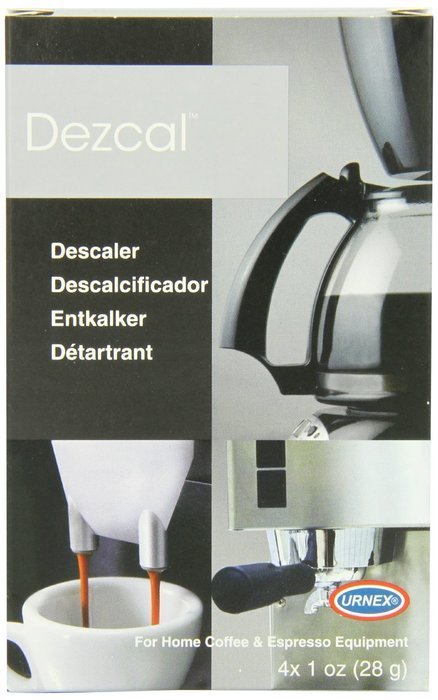 Urnex Dezcal Home Activated Descaler For Home Coffee & Espresso Equipt. 8 - 1 oz Packets